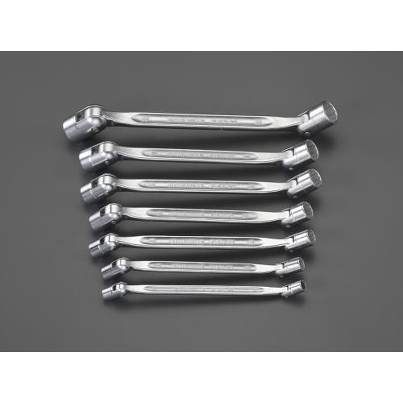 エスコ EA612GA 7本組フレックスレンチ 1個（ご注文単位1個）【直送品】