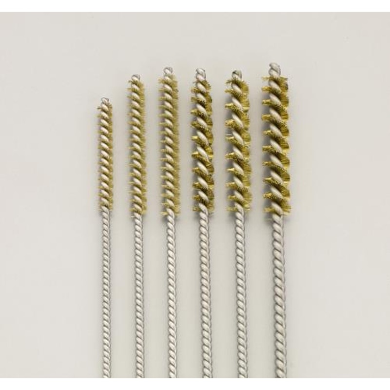 エスコ EA819EP-100 6本組ミニチュアブラシ(真鍮) 1個（ご注文単位1個）【直送品】