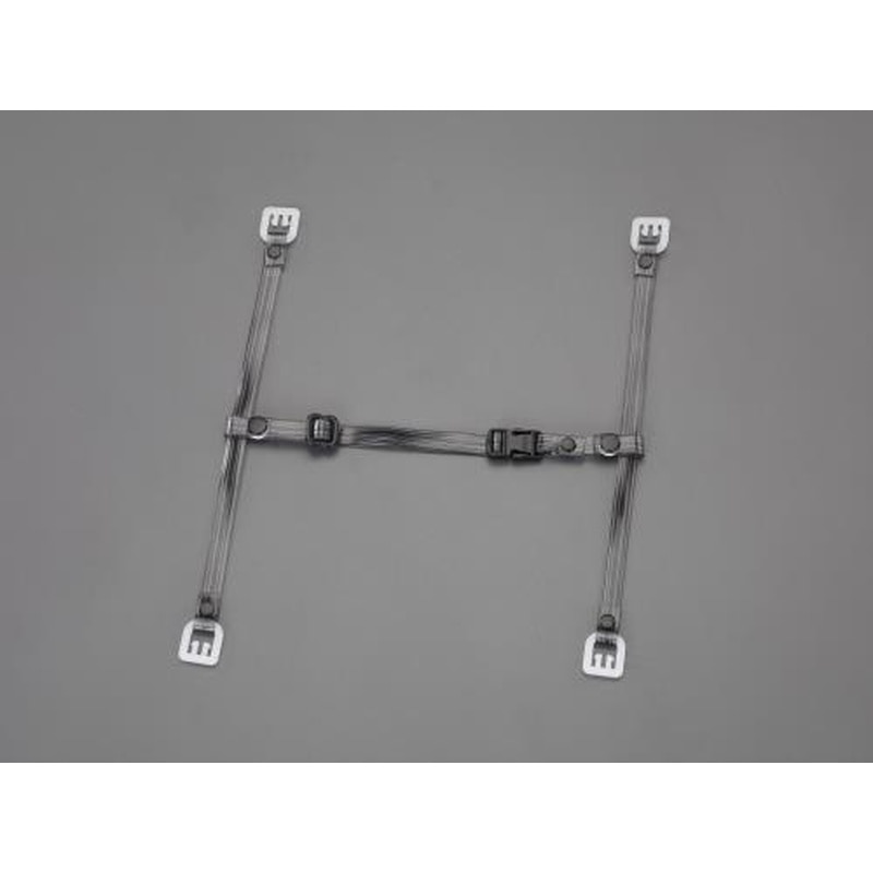 エスコ EA998AP-1 ヘルメット用アゴヒモ一式(透明・スモーク) 1個（ご注文単位1個）【直送品】