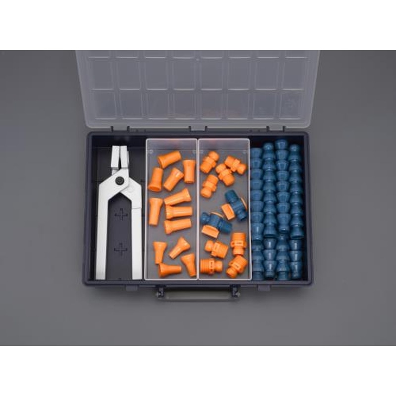 エスコ EA991EA-21 1/4”クーラントセット(ホース着脱ツール付) 1個(ご注文単位1個)【直送品】