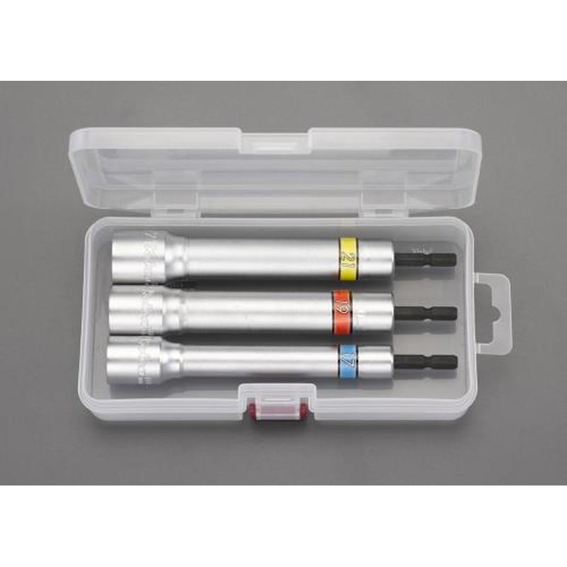 エスコ EA612AR-10 3本組/17，19，21mm(165mm)電ドルソケット 1個（ご注文単位1個）【直送品】