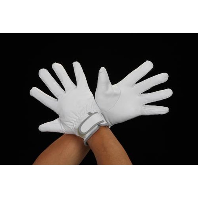 エスコ EA353CC-73[LL]手袋(牛革・裏付) 1個（ご注文単位1個）【直送品】