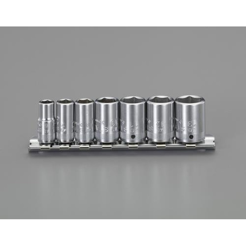 エスコ EA617XC 1/4”DRソケットセット 1個（ご注文単位1個）【直送品】