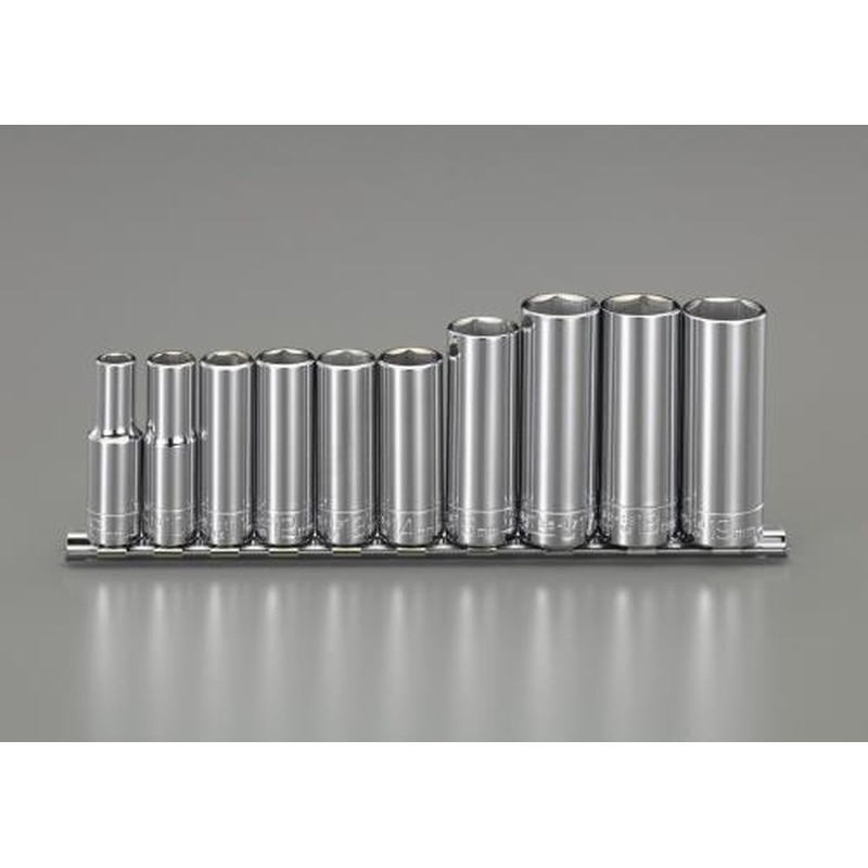 エスコ EA618WB 3/8”DRディープソケットセット 1個（ご注文単位1個）【直送品】