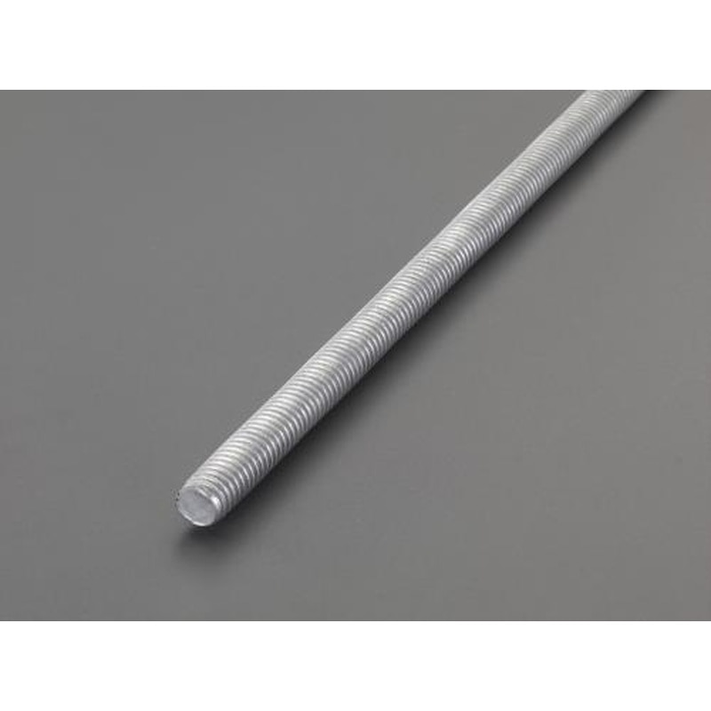 エスコ EA949HL-133 w3/8”x1000mm全ねじボルト(どぶメッキ/1本) 1個（ご注文単位1個）【直送品】