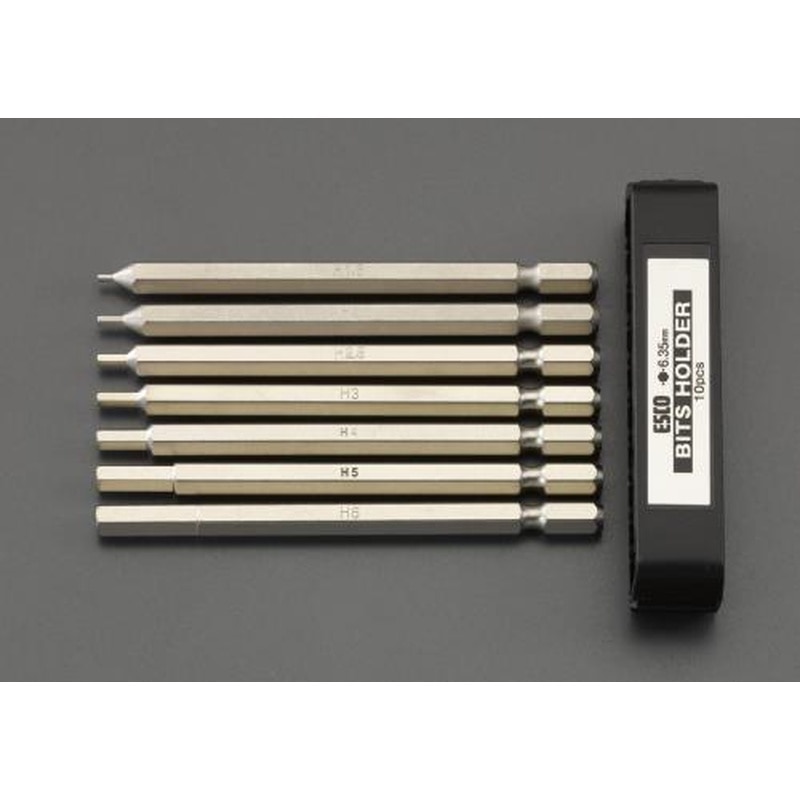 エスコ EA611BM 7本組/1.5-6mm［Hexagon]ドライバービット 1個（ご注文単位1個）【直送品】