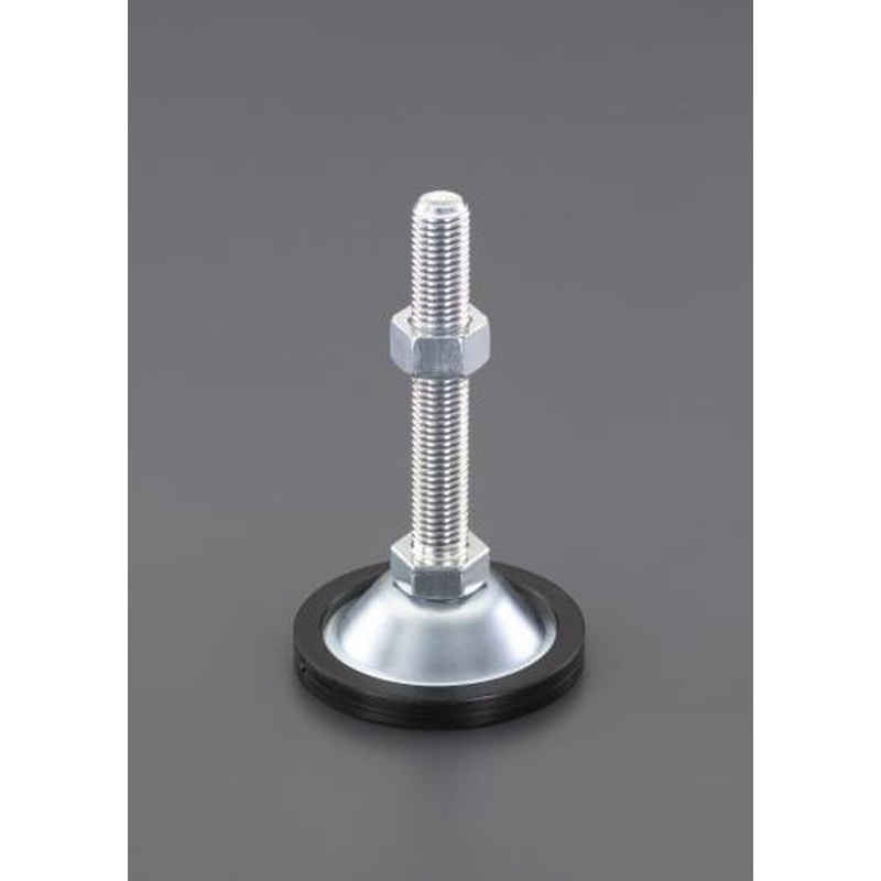 エスコ EA949GY-407 φ80mm/M20x100mmアジャストボルト(カバー付ベース) 1個（ご注文単位1個）【直送品】