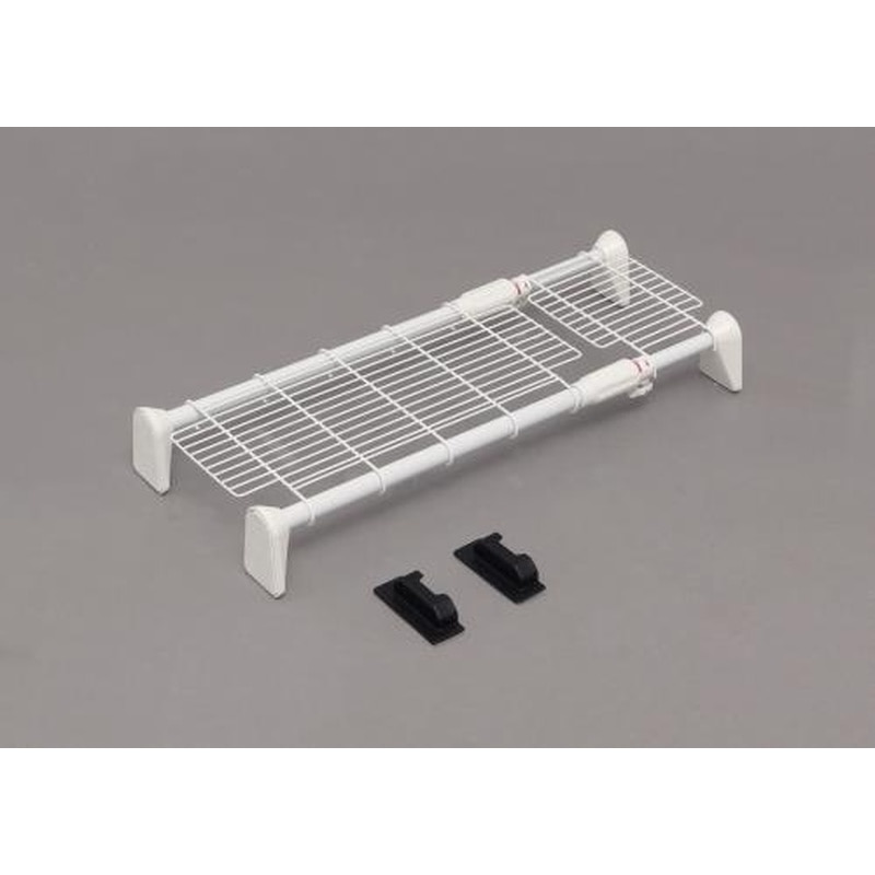 エスコ EA951FE-53A 550-750x270mm伸縮突っ張りメッシュ棚 1個(ご注文単位1個)【直送品】