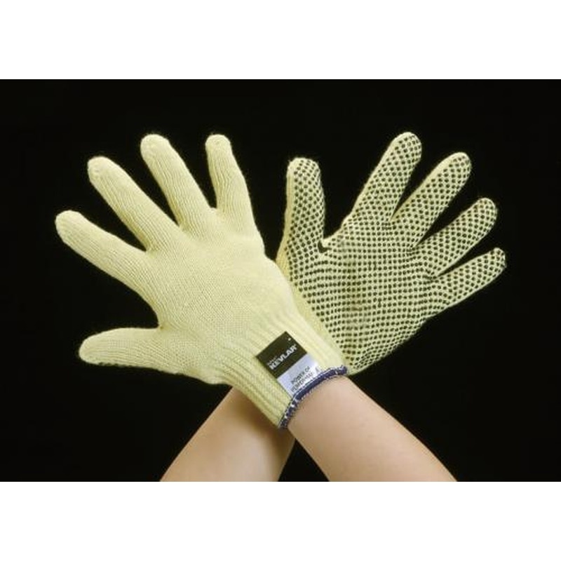 エスコ EA354E-12B[L]手袋(滑り止め付/ケブラー) 1個（ご注文単位1個）【直送品】