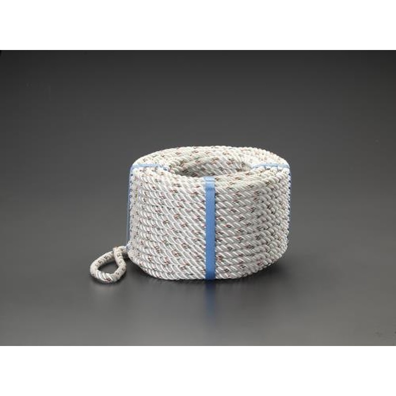 エスコ EA628MC-143A 14mmx100mナイロンロープ(両側アイ加工) 1個（ご注文単位1個）【直送品】