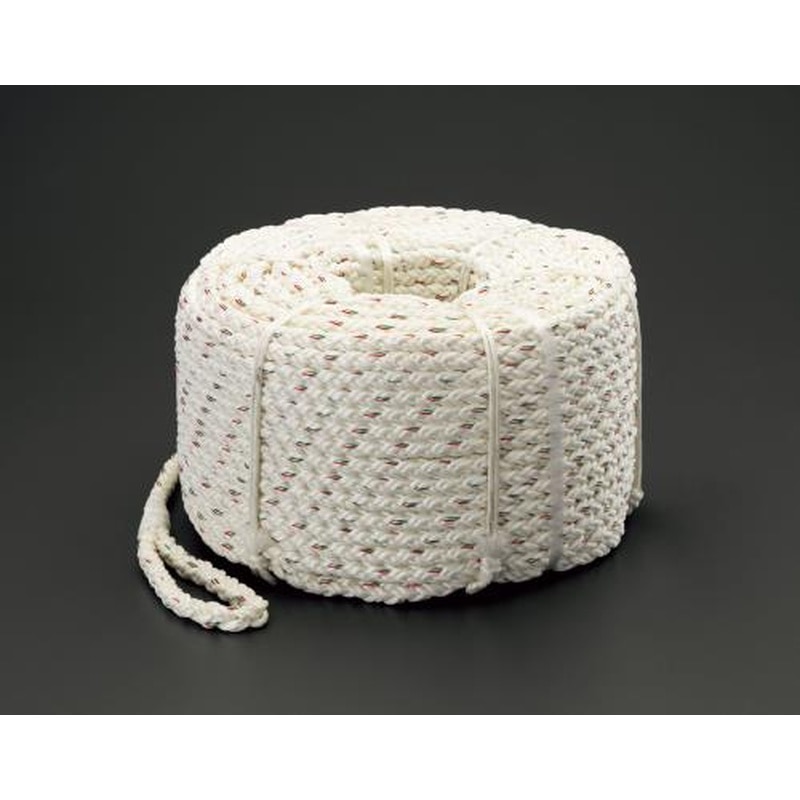 エスコ EA628MD-121A 12mmx30mテトロンロープ(両側アイ加工) 1個（ご注文単位1個）【直送品】