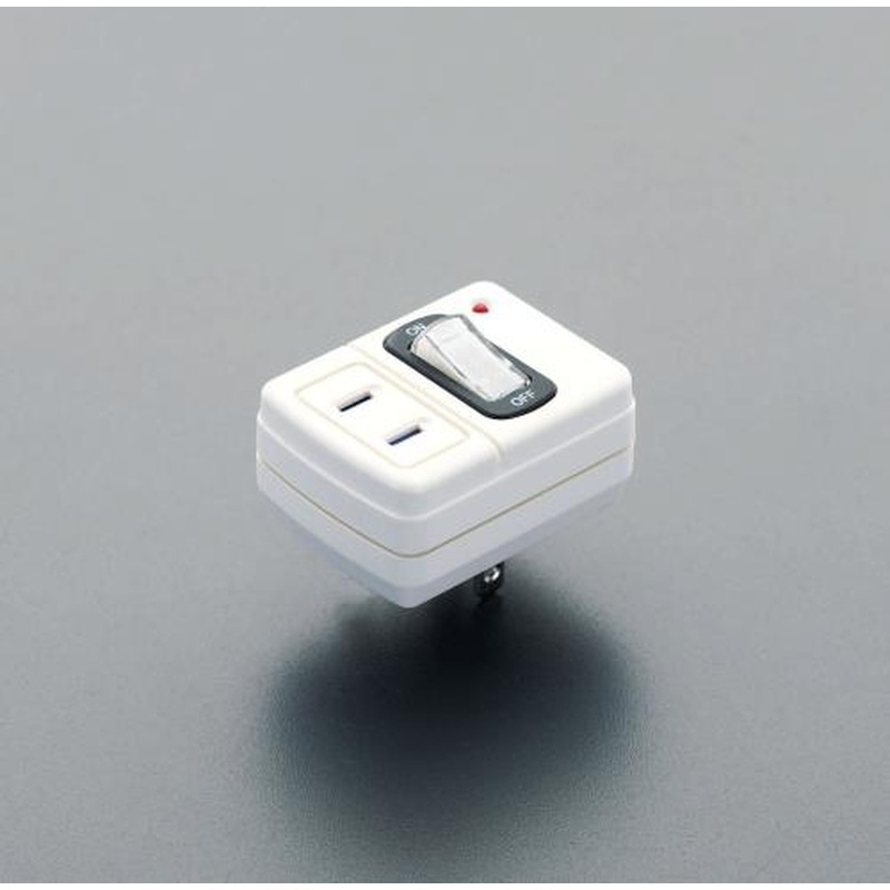 エスコ EA940CD-33A AC125V/15Aスイッチ付タップ(雷サージ対応) 1個（ご注文単位1個）【直送品】