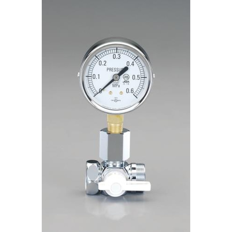 エスコ EA115F-2A 水圧テストゲージ 1個（ご注文単位1個）【直送品】