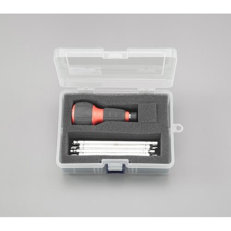エスコ EA564AL-7A 1.5-6.0mm［Hexagon]ドライバーセット(ラチェット式) 1個（ご注文単位1個）【直送品】
