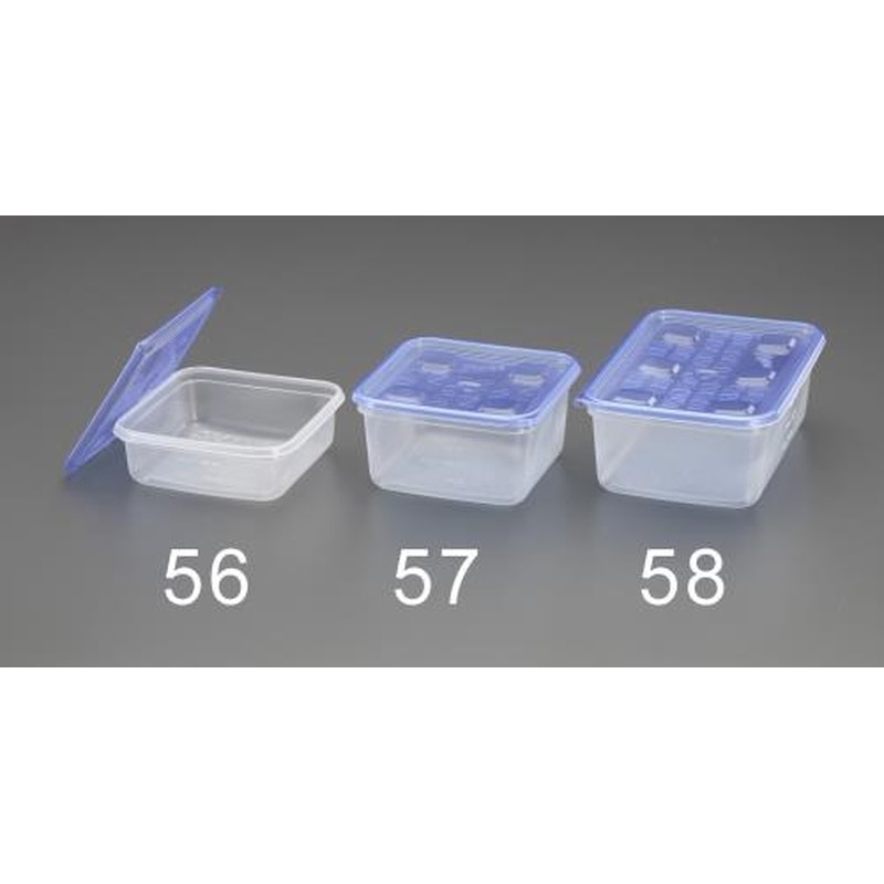 エスコ EA508TK-57 1100ml密閉保存容器(ジップロックコンテナー/2個) 1個（ご注文単位1個）【直送品】