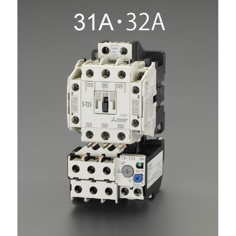 エスコ EA940MV-32A 200V/200V・5.5kW電磁開閉器(非可逆) 1個(ご注文単位1個)【直送品】