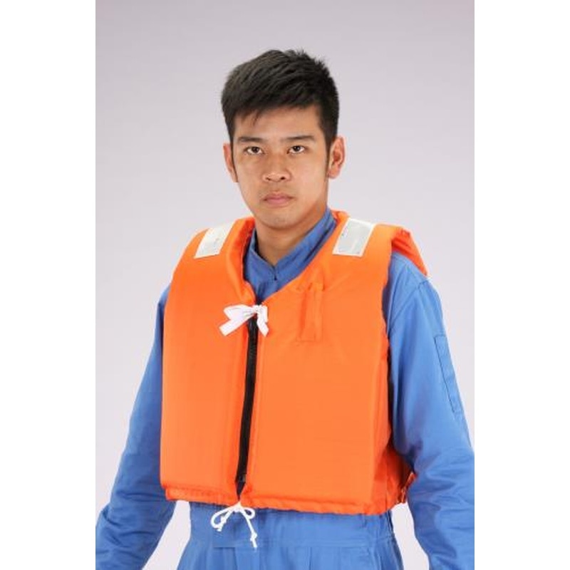 エスコ EA915DD-1A[フリー]ライフベスト(オレンジ) 1個（ご注文単位1個）【直送品】