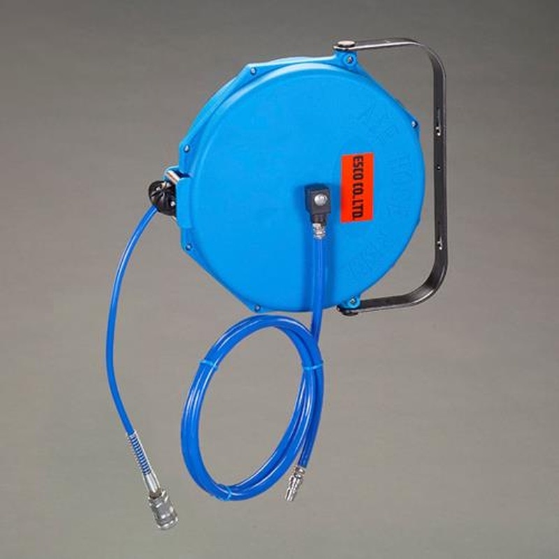 エスコ EA124BM-2A 5.0mmx12mエアーホースリール 1個(ご注文単位1個)【直送品】