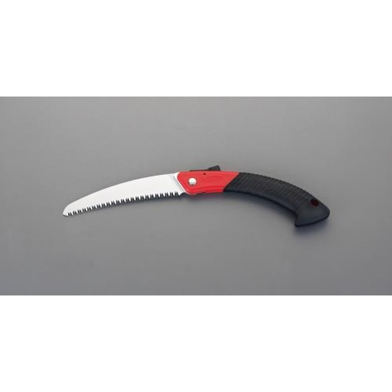 エスコ EA599DL-31 377mm/170mm剪定用折込鋸(生木・カーブ付刃) 1個（ご注文単位1個）【直送品】