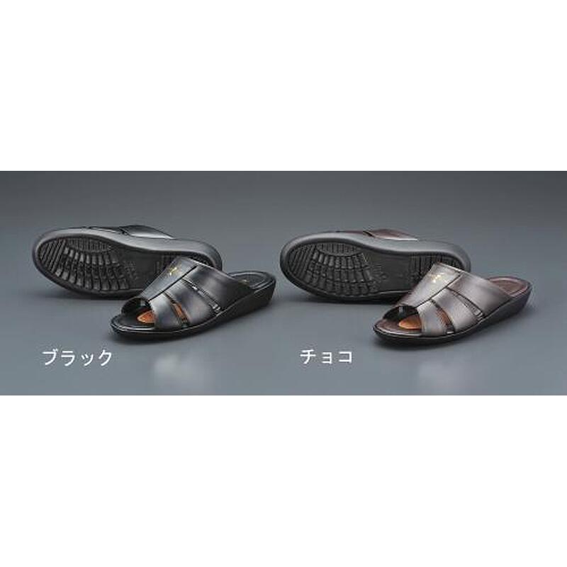 エスコ EA910SR-2[LL]サンダル(黒) 1個（ご注文単位1個）【直送品】
