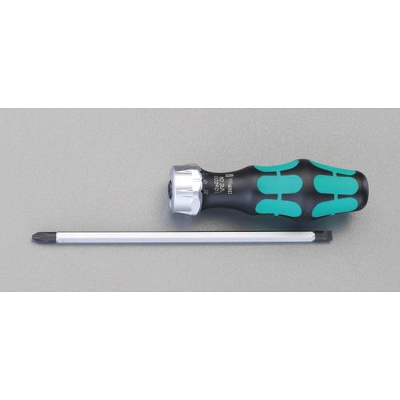 エスコ EA564AR #2x6mm［＋-]ドライバー(差替・ラチェット式) 1個（ご注文単位1個）【直送品】