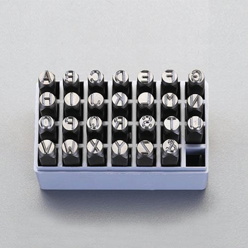 エスコ EA591HM-1 1.6mm英字刻印セット 1個（ご注文単位1個）【直送品】