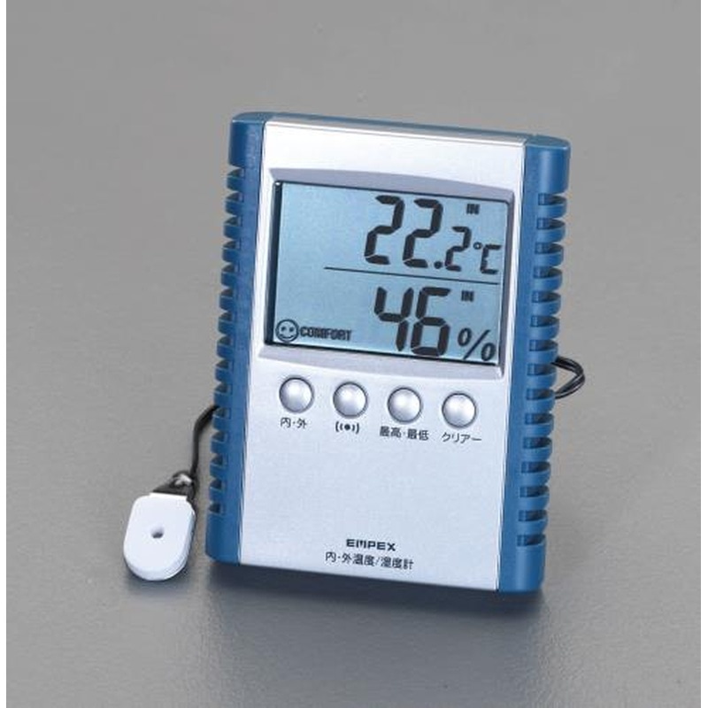 エスコ EA742GA-4 デジタル温度・湿度計 1個（ご注文単位1個）【直送品】
