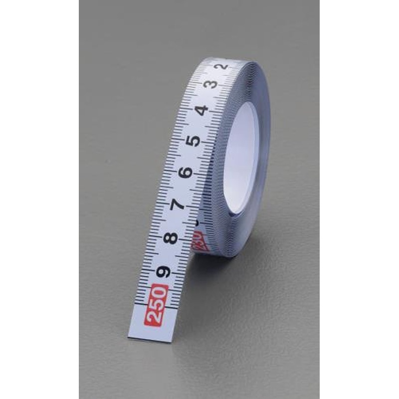 エスコ EA720YY-25 13mmx5.0m粘着付・目盛テープ(振分目盛) 1個（ご注文単位1個）【直送品】