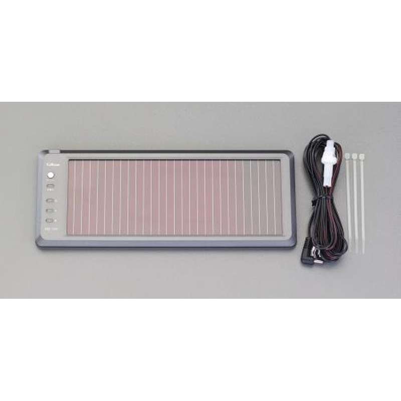 エスコ EA815YS-23 72mAバッテリーチャージャー(ソーラー式) 1個（ご注文単位1個）【直送品】