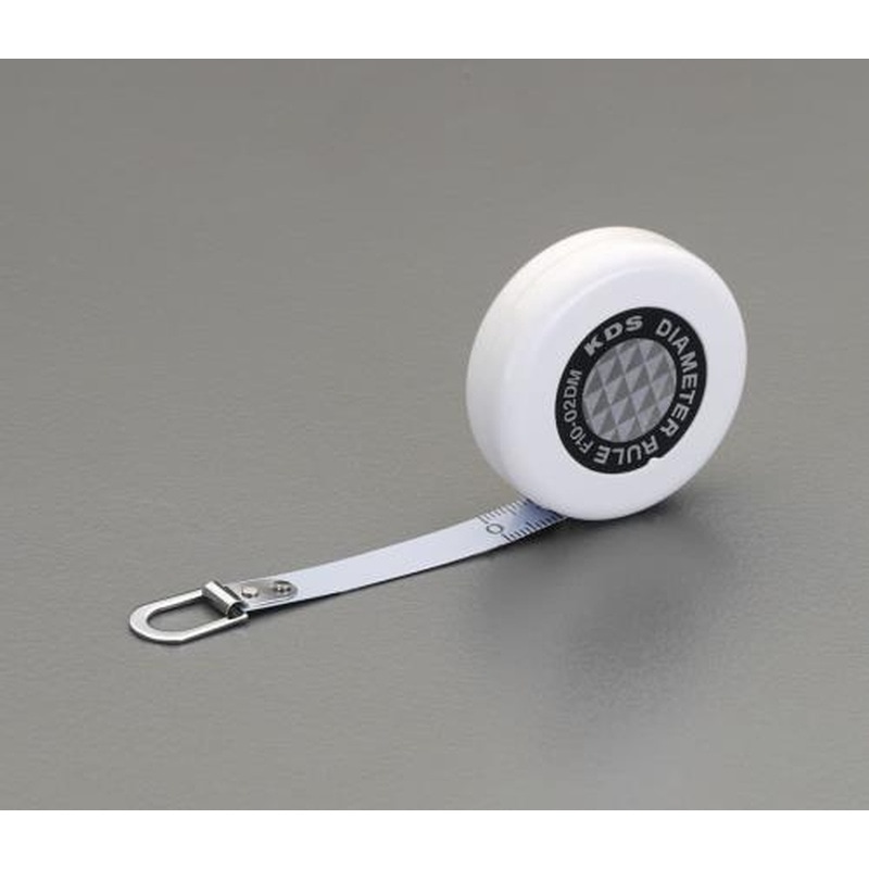 エスコ EA720CV-2M 10mmx2mメジャー(直径目盛付) 1個（ご注文単位1個）【直送品】