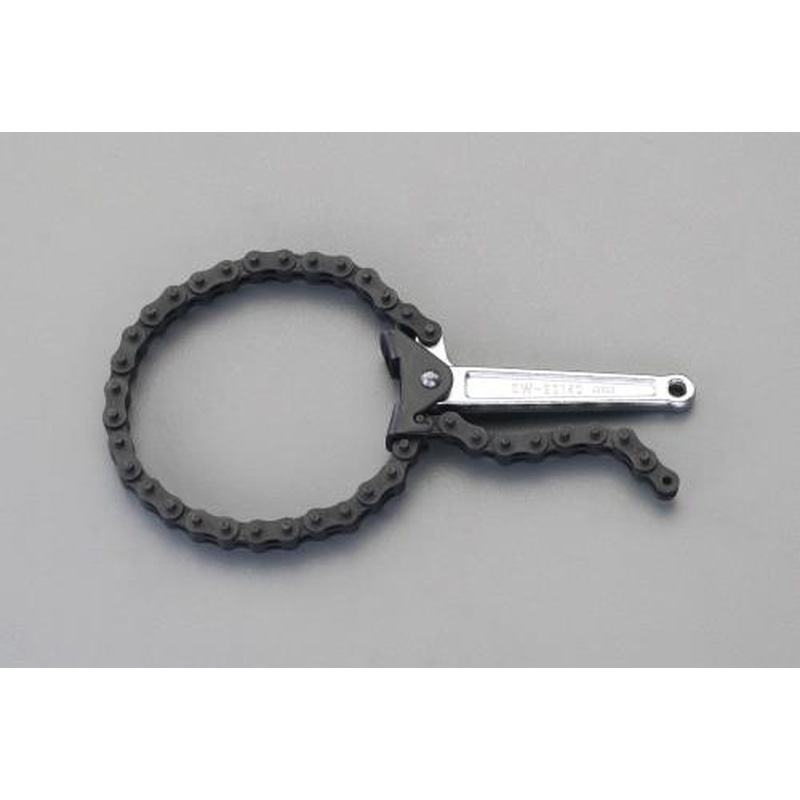 エスコ EA604AL-1 90-125mmオイルフィルターレンチ(チェーン式) 1個(ご注文単位1個)【直送品】