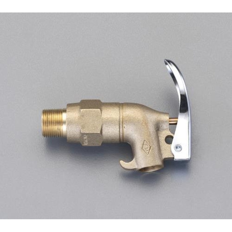 エスコ EA991JL-25 3/4”NPTドラム缶バルブ(高粘度用/真鍮製) 1個（ご注文単位1個）【直送品】