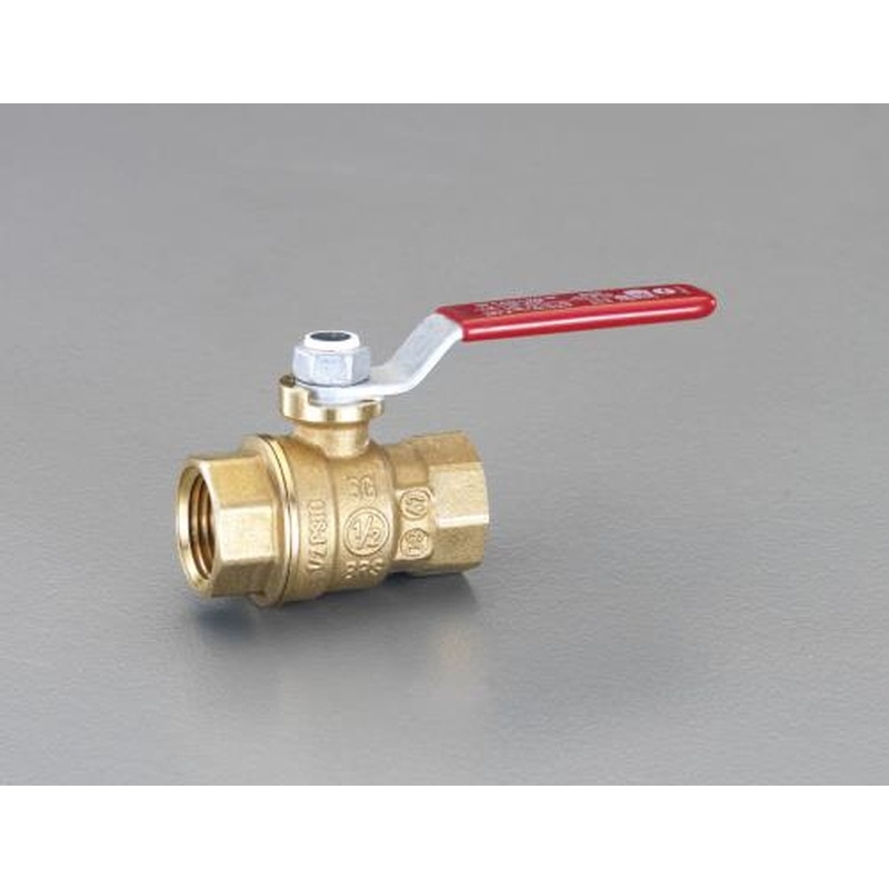 エスコ EA470AL-6 NPT3/4”ボールバルブ(真鍮製) 1個（ご注文単位1個）【直送品】