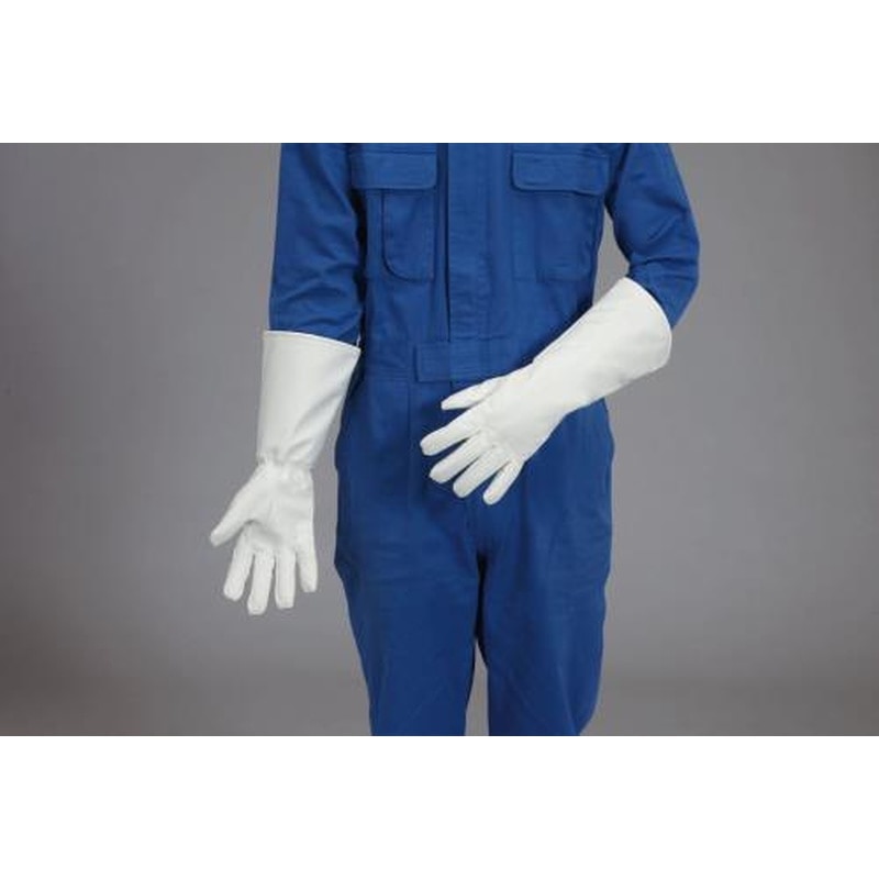 エスコ EA354AF-37[フリー/400mm]手袋・耐熱・クリーンルーム(合成皮革) 1個（ご注文単位1個）【直送品】