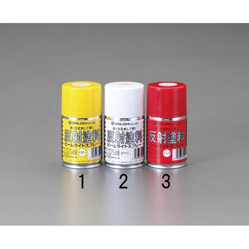 エスコ EA942EY-2 100ml強力反射スプレー(ホワイト) 1個（ご注文単位1個）【直送品】