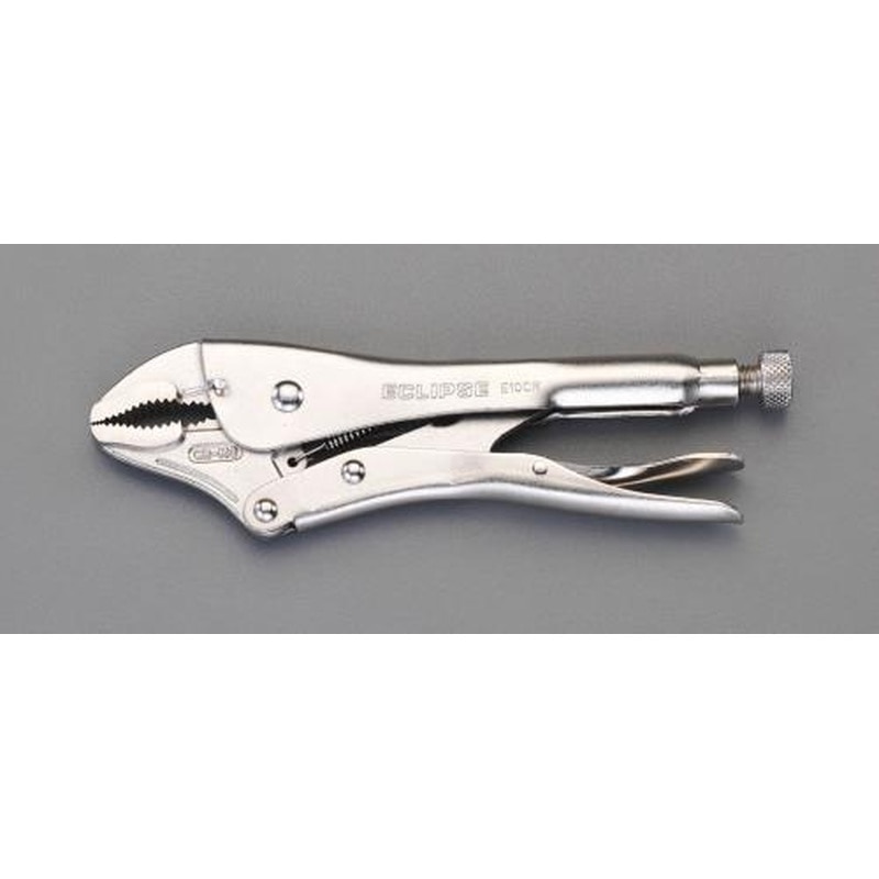 エスコ EA533AV-250 0-34mm/250mmロッキングプライヤー(カーブジョー) 1個(ご注文単位1個)【直送品】