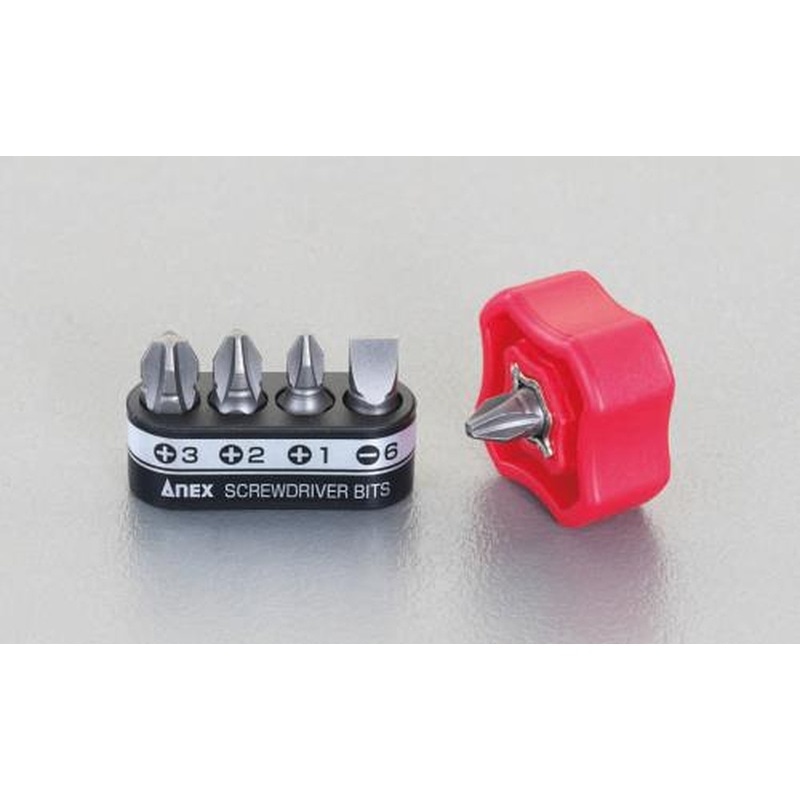 エスコ EA564AE[＋-]ドライバー(差替式・スタビー型) 1個（ご注文単位1個）【直送品】