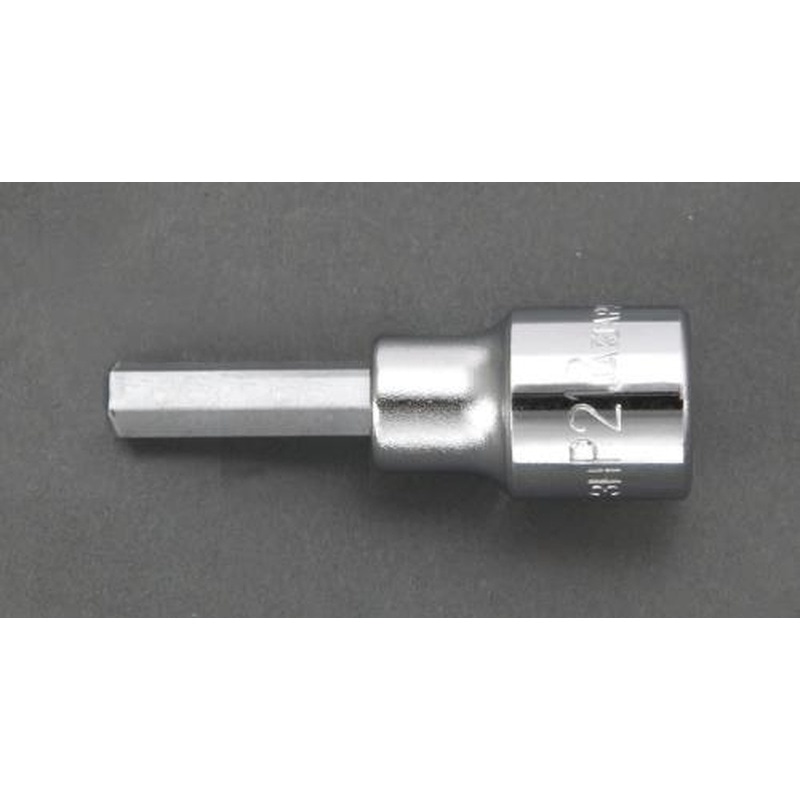 エスコ EA618JT-3 3/8”DR/3.0x44mm［INHEX]ビットソケット 1個（ご注文単位1個）【直送品】