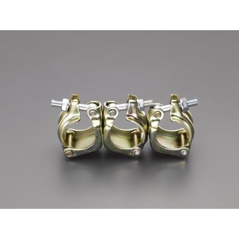 エスコ EA948TA-10 φ48.6mm三連クランプ(自在) 1個（ご注文単位1個）【直送品】