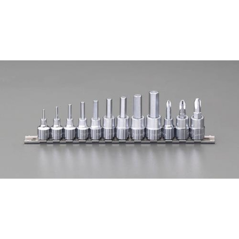 エスコ EA618JT-1 3/8”DR/2.5-12mm［INHEX]ヒットソケット 1個（ご注文単位1個）【直送品】