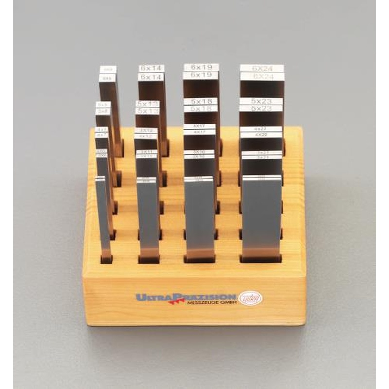 エスコ EA720YZ-21 2-6mm/100mmパラレルセット(20本組) 1個(ご注文単位1個)【直送品】