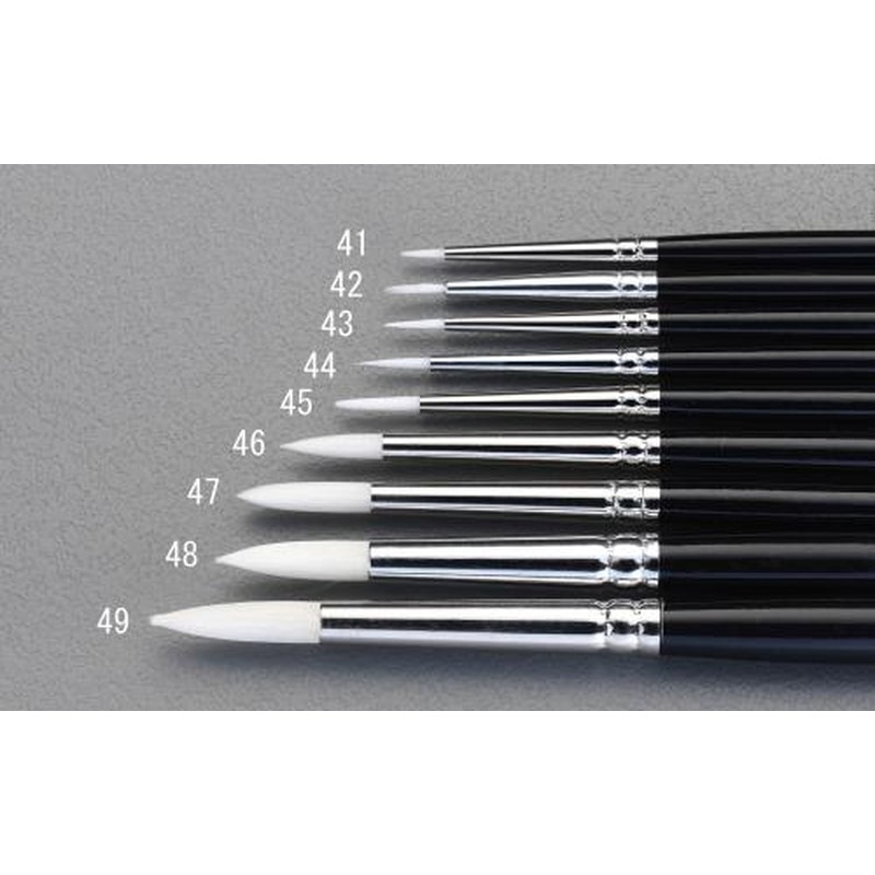 エスコ EA109MG-46 4号丸筆(タクロン毛) 1個（ご注文単位1個）【直送品】