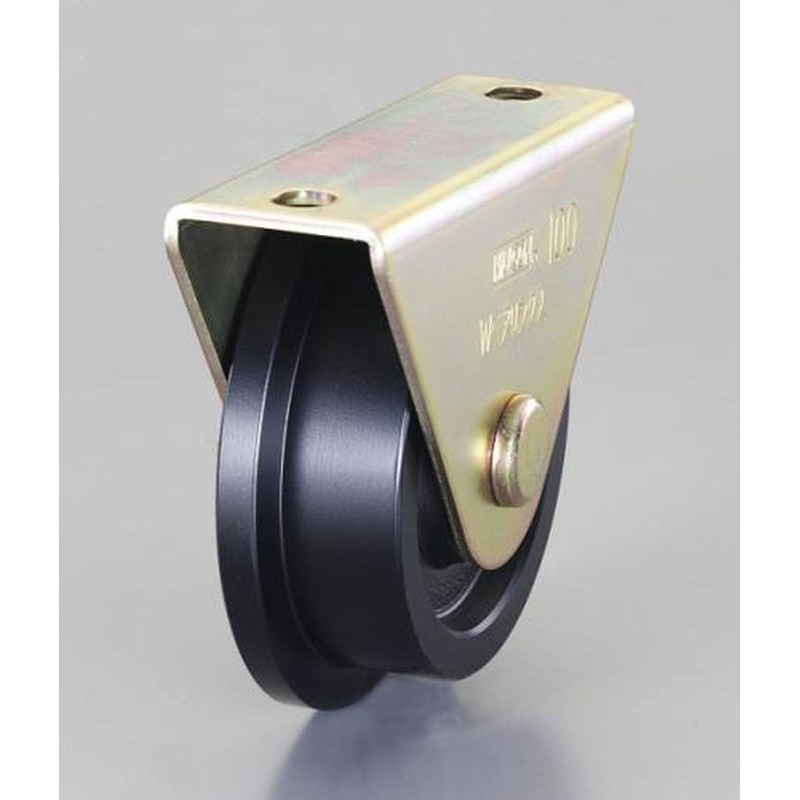 エスコ EA986VH-75 75㎜/650kg戸車(レール用・重量用) 1個（ご注文単位1個）【直送品】