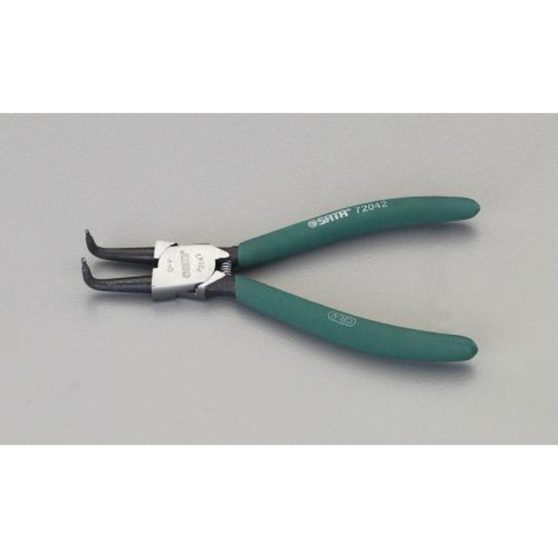 エスコ EA682SB-12 19-60mm穴用スナップリングプライヤ(90゜) 1個（ご注文単位1個）【直送品】