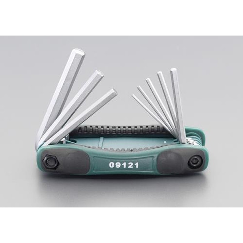 エスコ EA683AH 1.5-8.0mm8本組［Hex]キーレンチ(折込式) 1個（ご注文単位1個）【直送品】