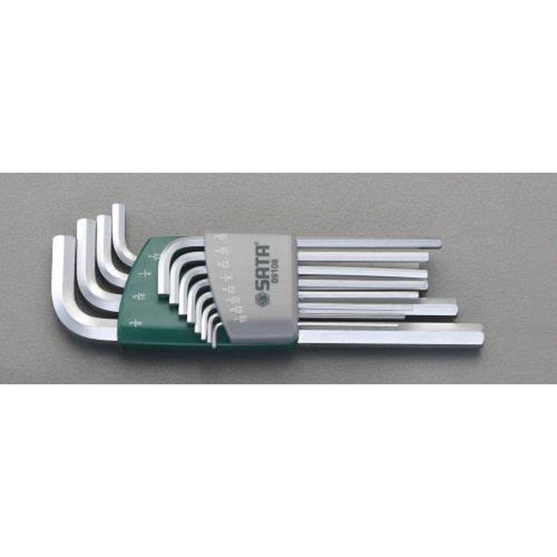 エスコ EA683BC 1/16”-3/8”12本組［Hexagon]キーレンチ 1個（ご注文単位1個）【直送品】