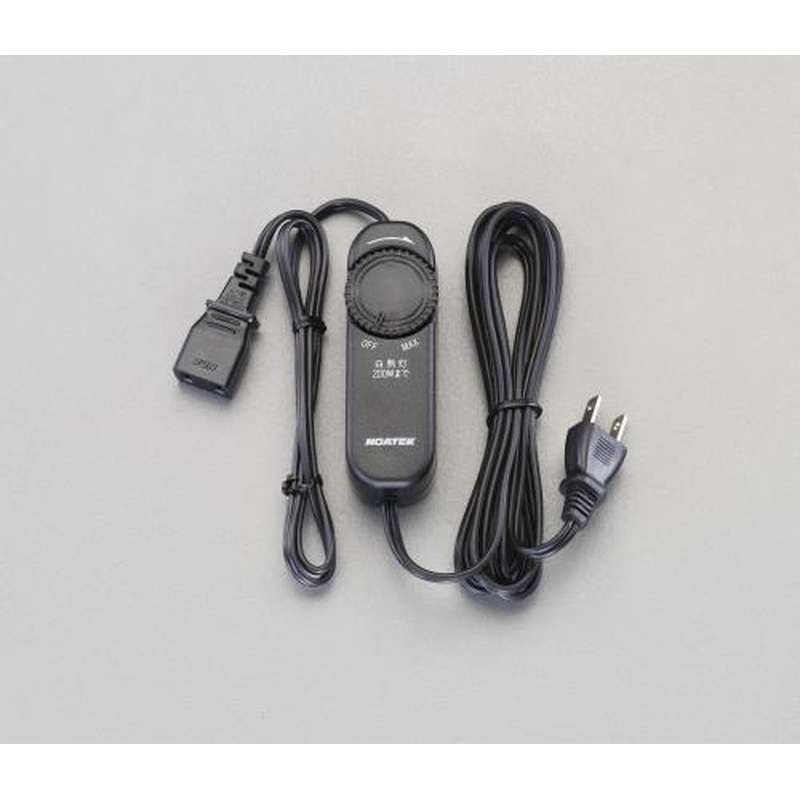 エスコ EA940CB-22 AC100V/5-200W中間調光器(2mコード付) 1個(ご注文単位1個)【直送品】