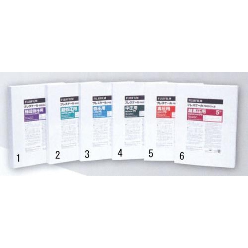 エスコ EA729Z-1 0.6MPa/270x200mm圧力測定フィルム(5枚) 1個（ご注文単位1個）【直送品】