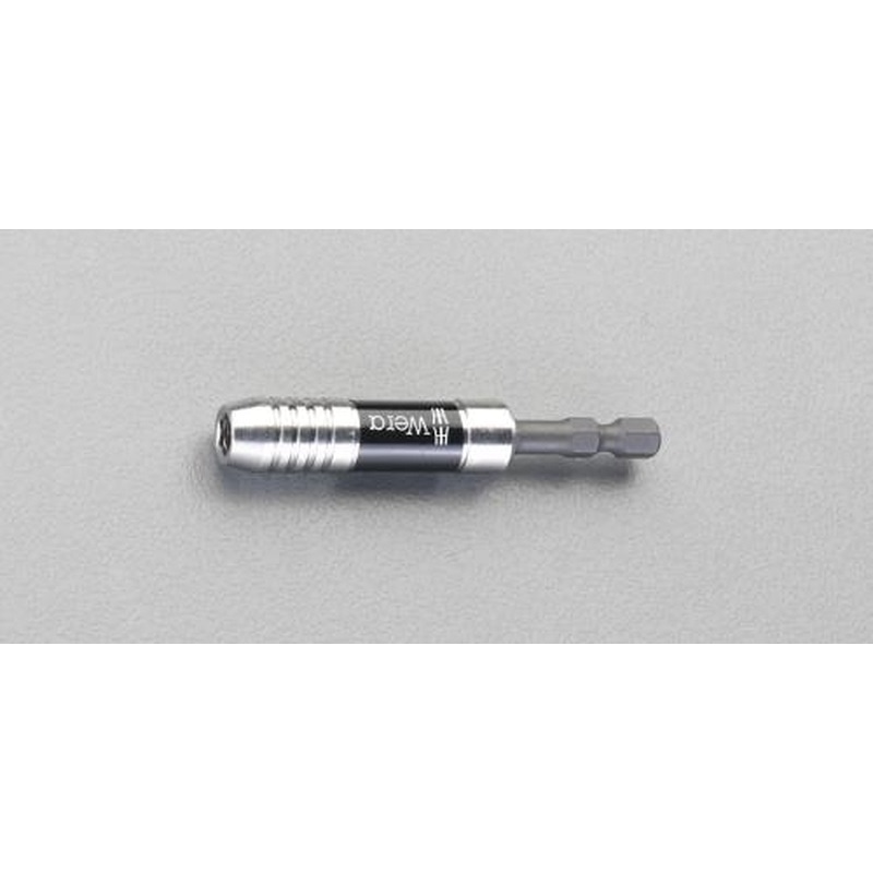 エスコ EA611M-1 1/4”Hex/75mmビットホルダー(インパクト用・Mag付) 1個（ご注文単位1個）【直送品】