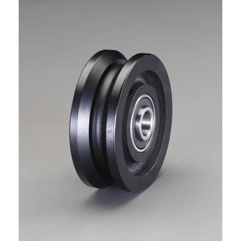 エスコ EA986VA-320 120mm戸車車輪(V型・重量用) 1個(ご注文単位1個)【直送品】